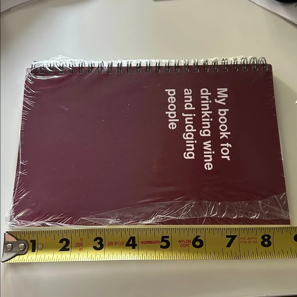 Wine Red Spiral Notebook